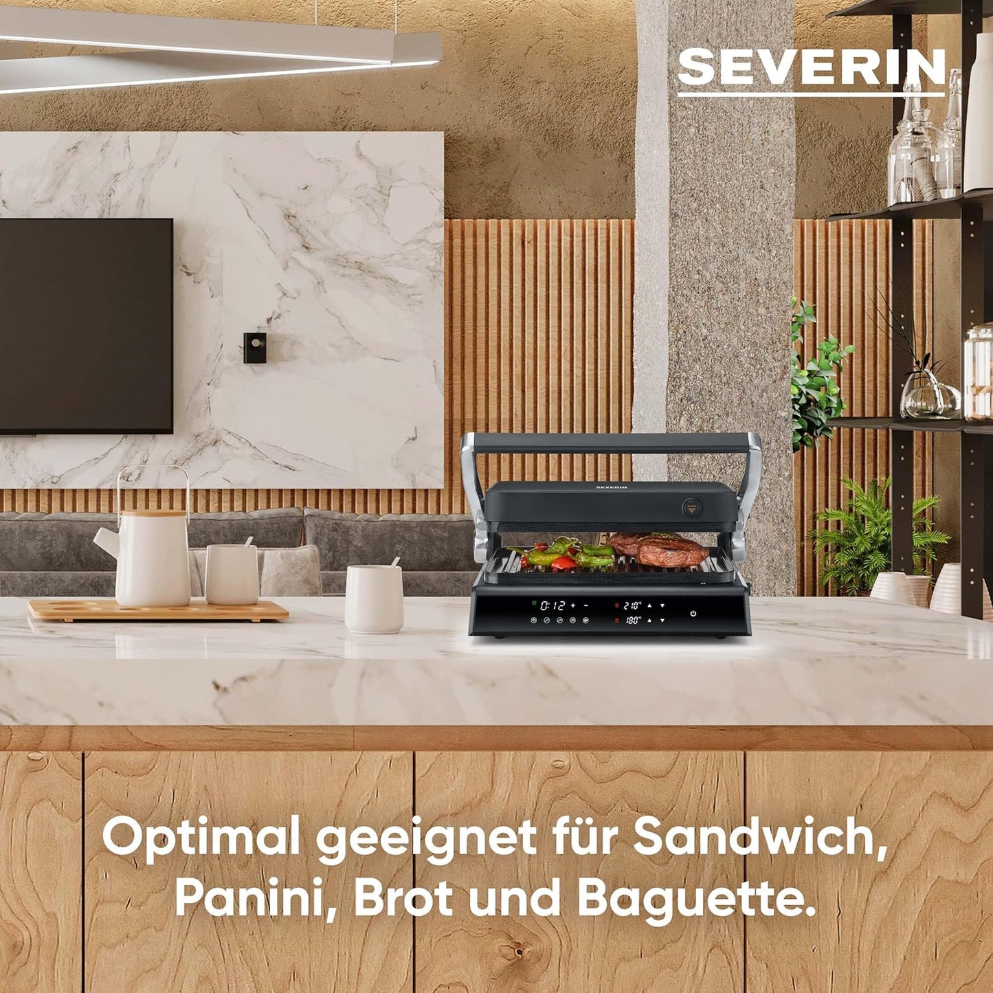 Kontaktgrill KG 2399, SEVINI Comfort, 1.800W