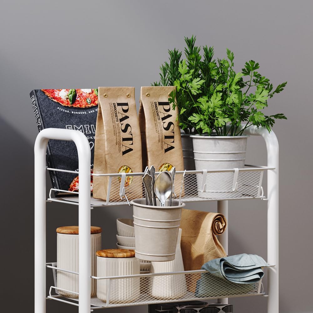 Rollcontainer Tarro, Weiss