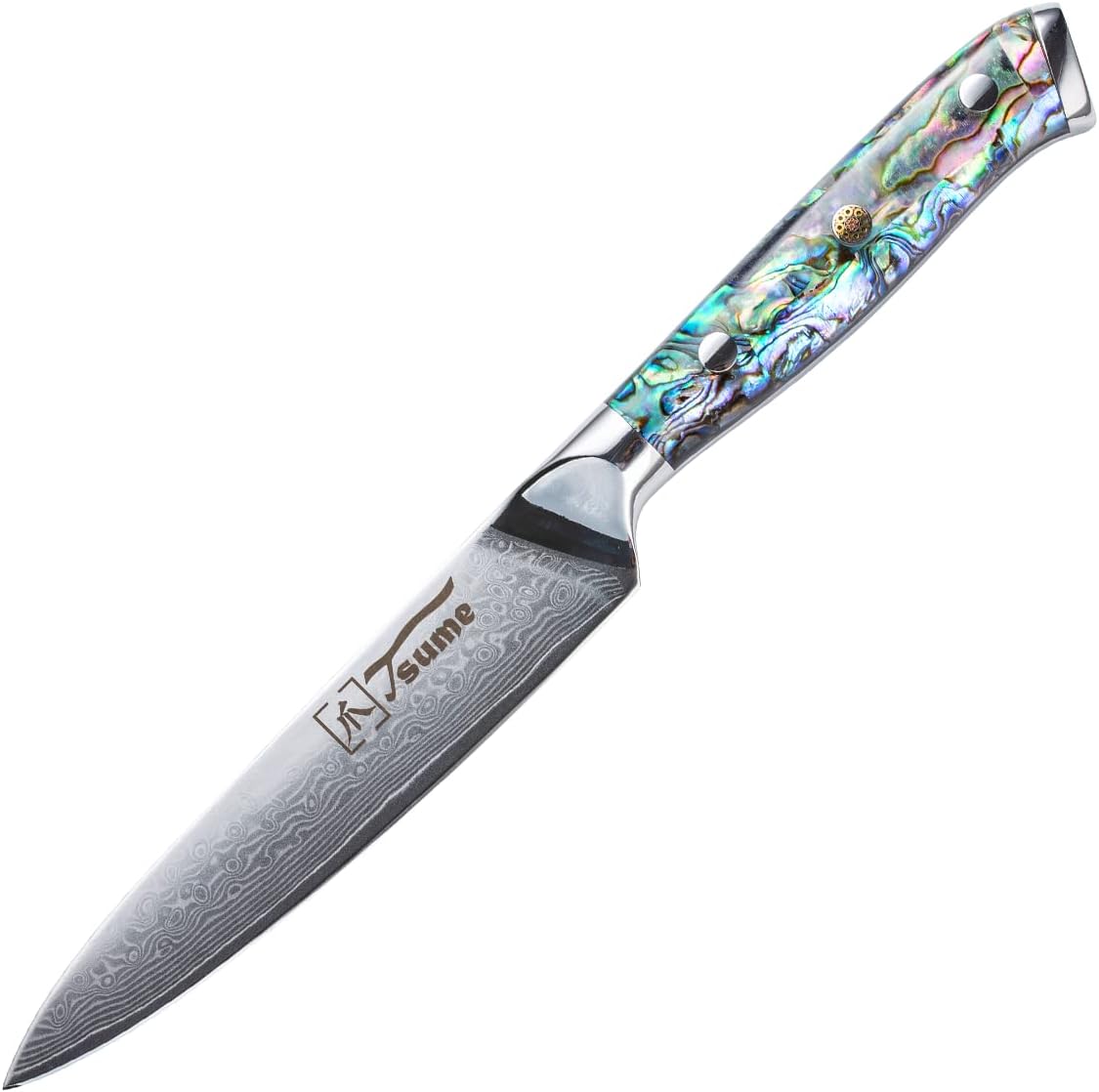 Damast Allzweckmesser, Allzweckmesser 13cm