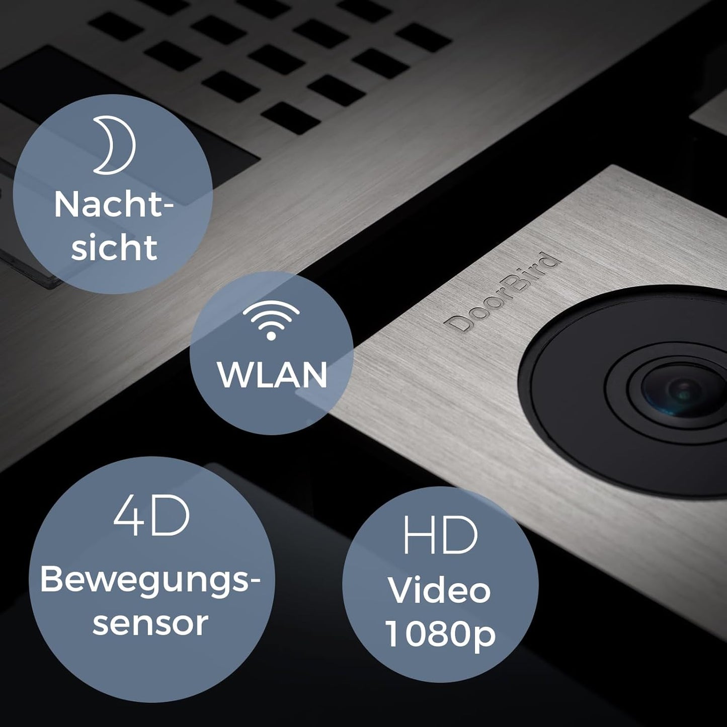 Video-Türstation D1101V, Edelstahl V4a
