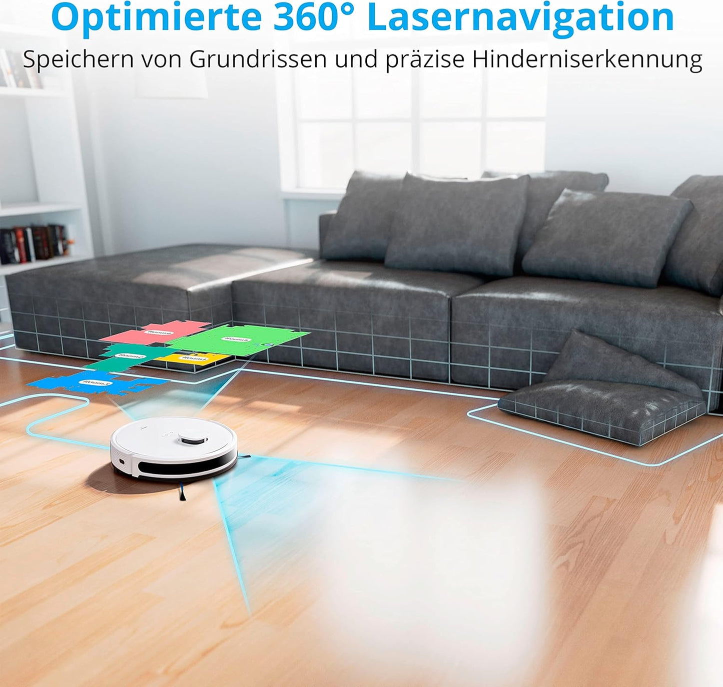 X20 SW+ Saugroboter mit Absaugstation & Wischfunktion
