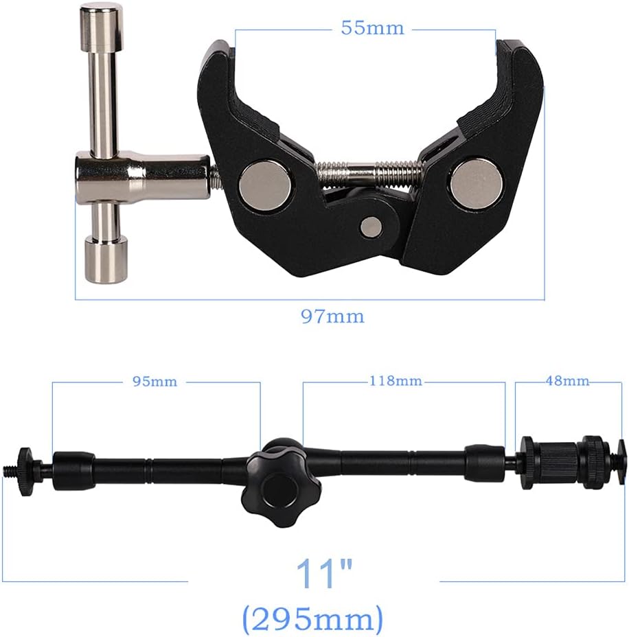 Gelenkarm mit Super Clamp für Kamera/Monitor/Licht