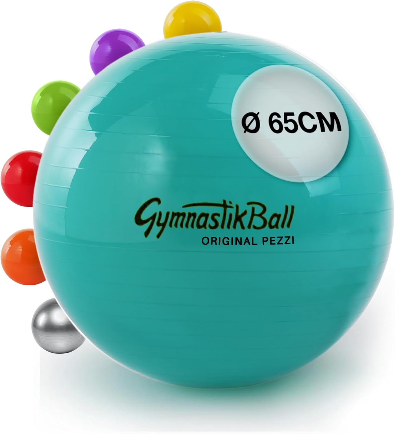 Gymnastikball Standart, Ø 65 cm Grün