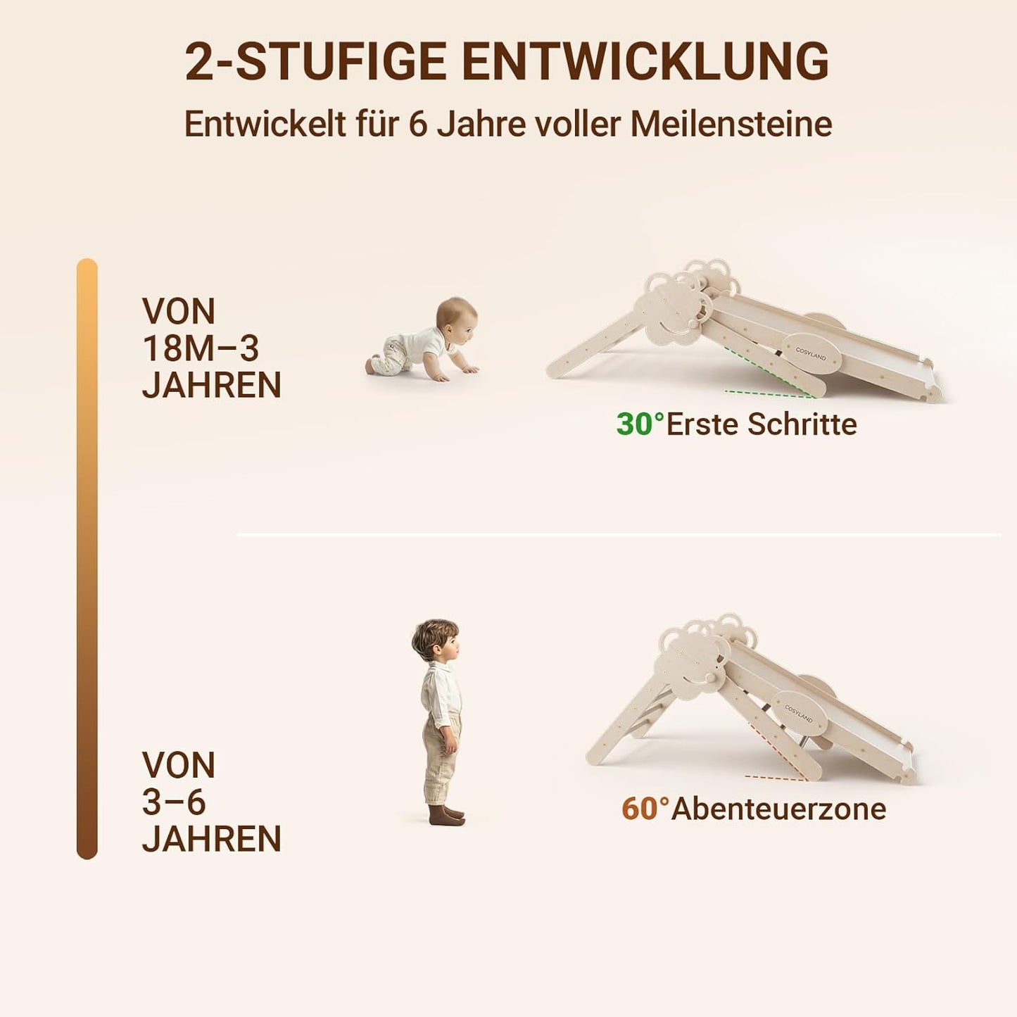 8-in-1 Klettergerüst-Set, Natur/Hellholz