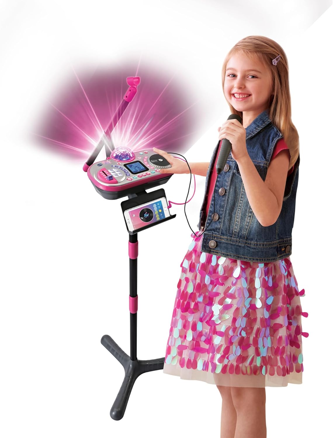Kidi Super Star DJ Studio - Karaokespielzeug, Pink Single