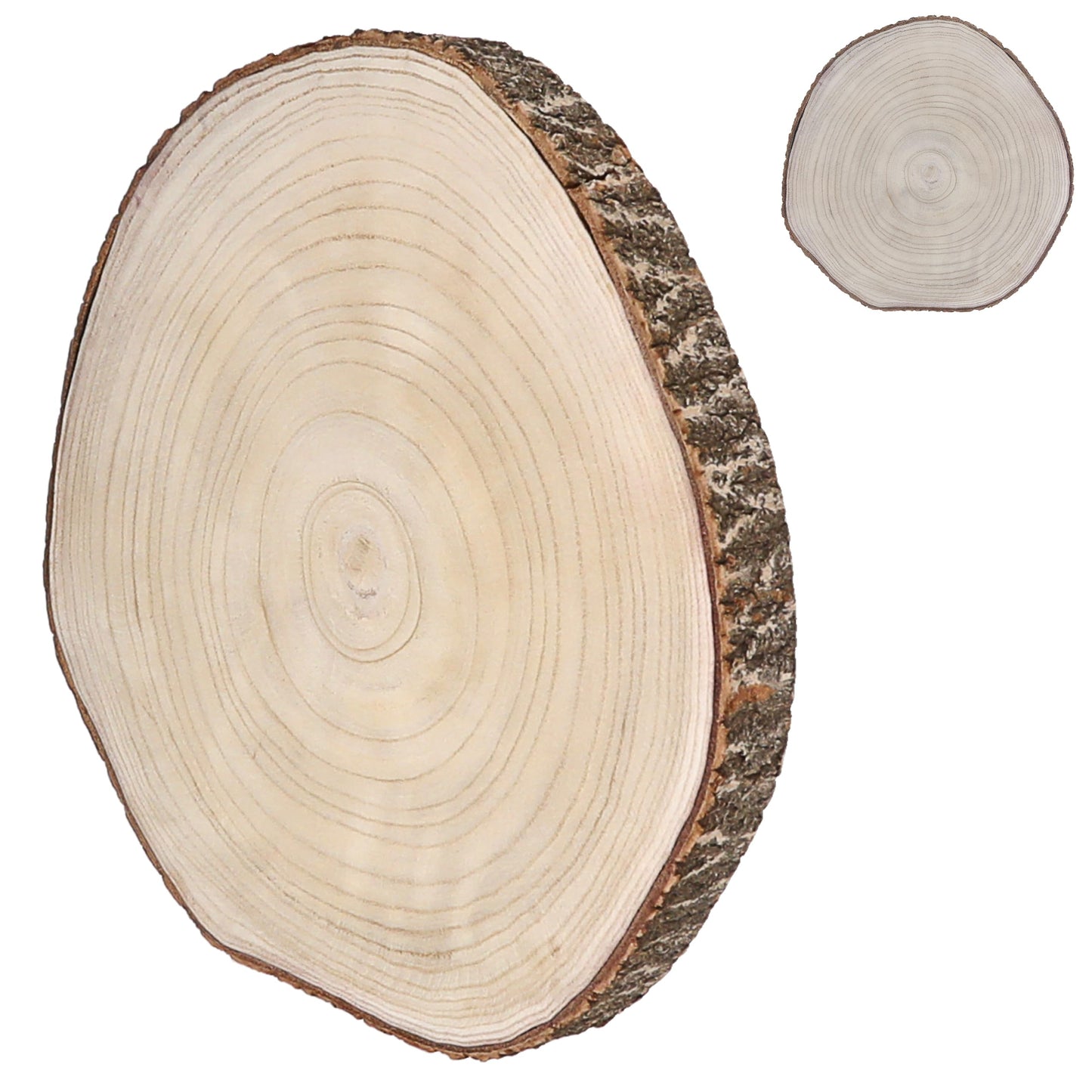 Baumscheibe Dekorationselement, 1 x Baumscheibe Ø44,5x2,5cm