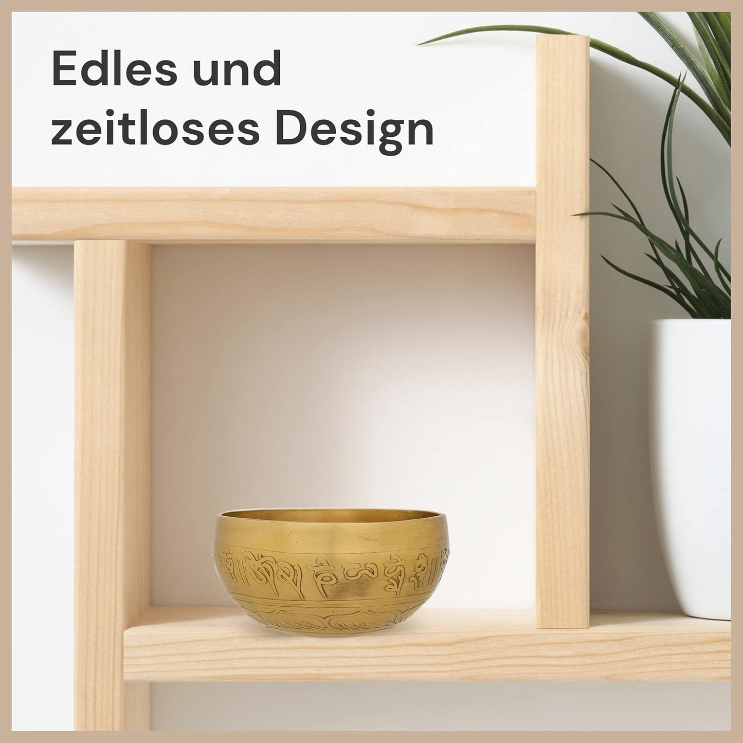 Tibetische Klangschale, 10 cm Matt