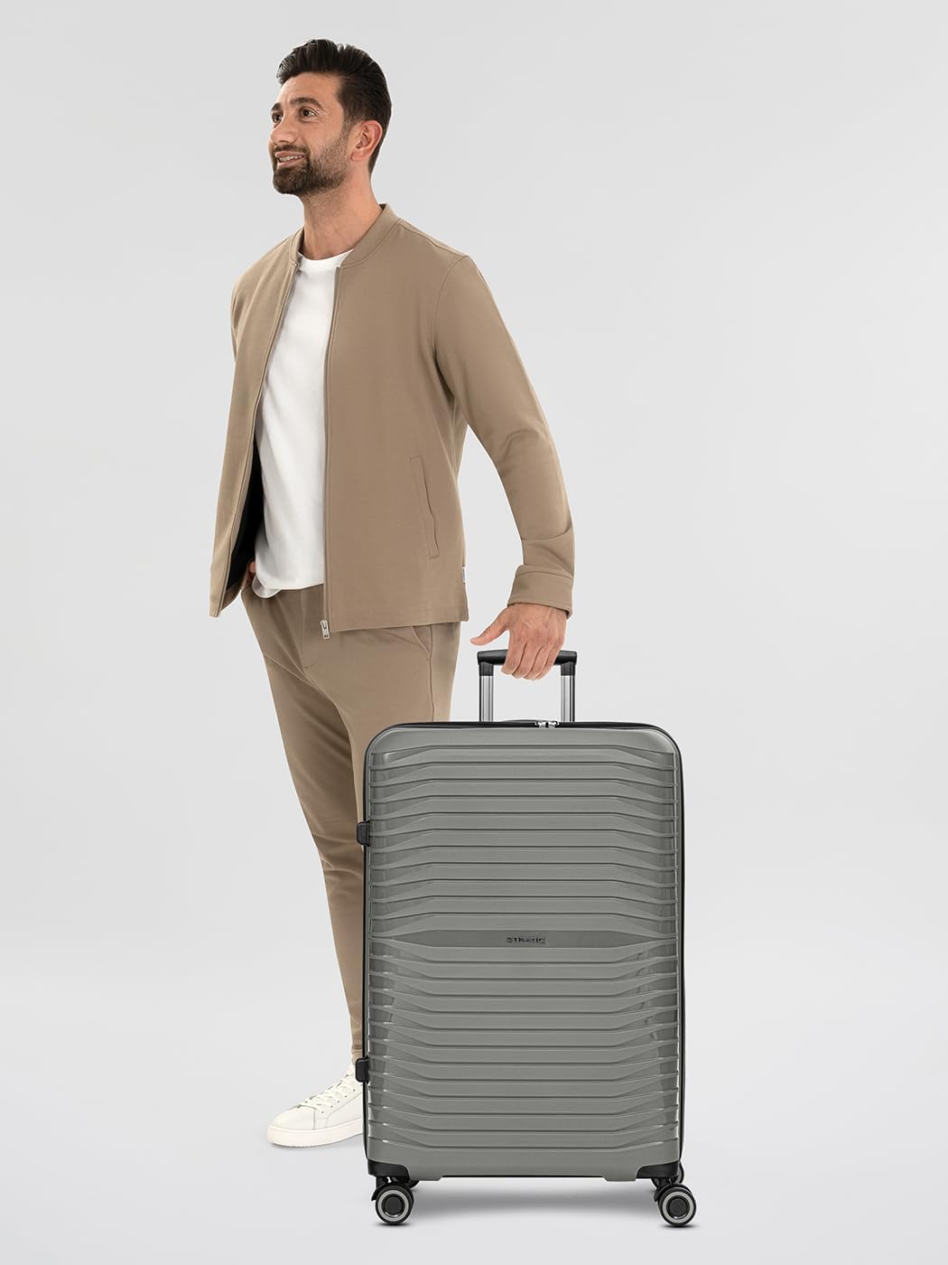 Shine 4 Rollen Trolley 76 cm, Grey / Koffer L (76 cm)