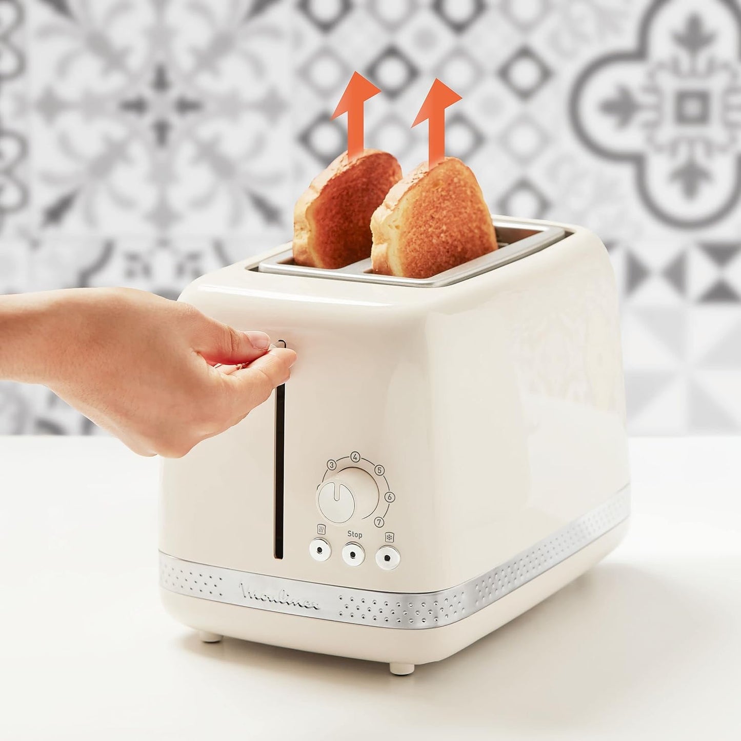 Broodrooster Soleil LT300A10 mit 2 Schlitzen, Toaster mit 2 Schlitzen