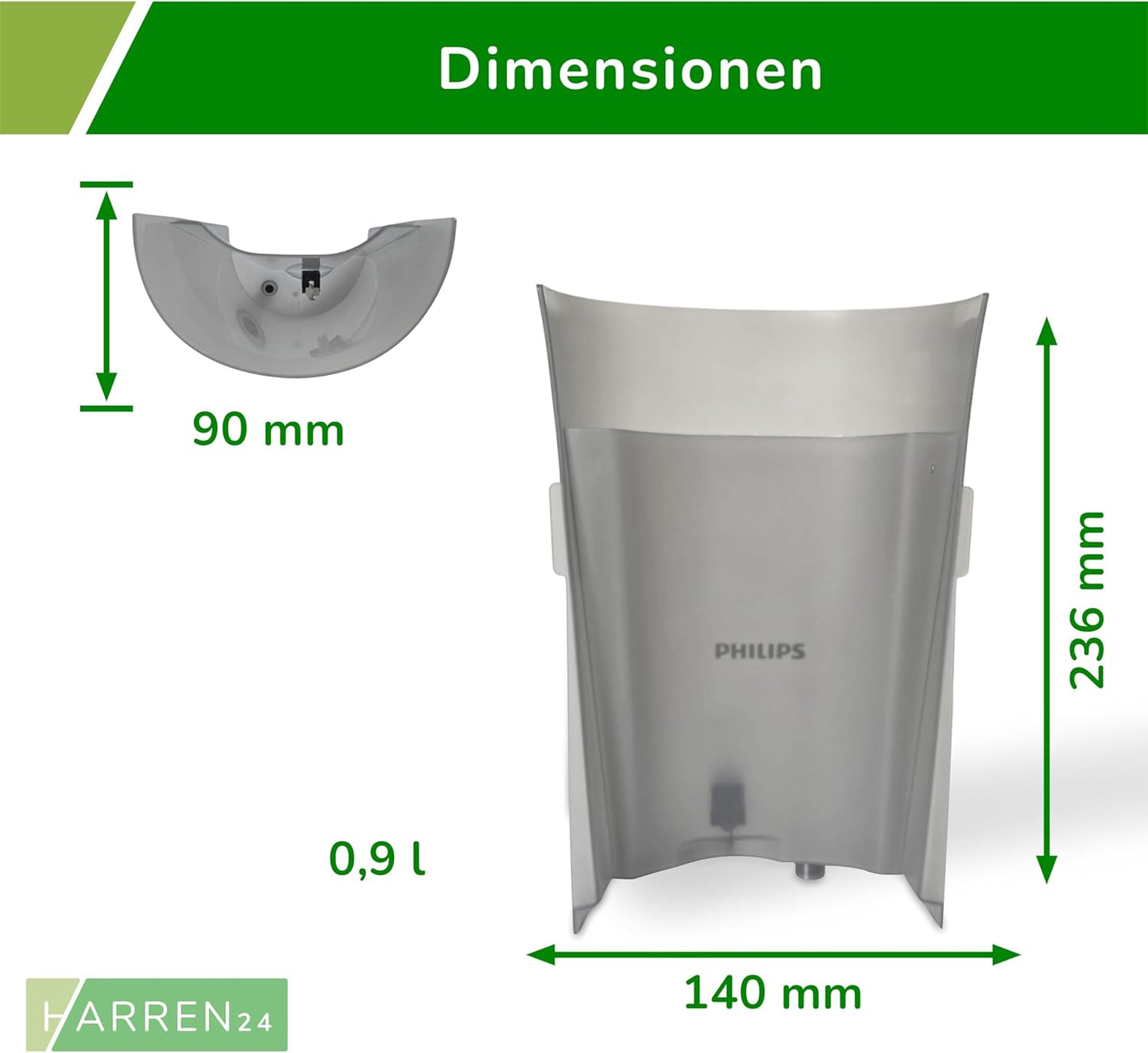 Wassertank für Senseo Kaffeepadmaschinen