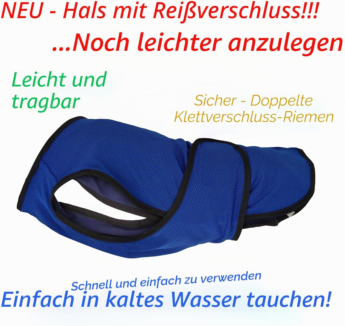 Hundemantel, 2XL Blau