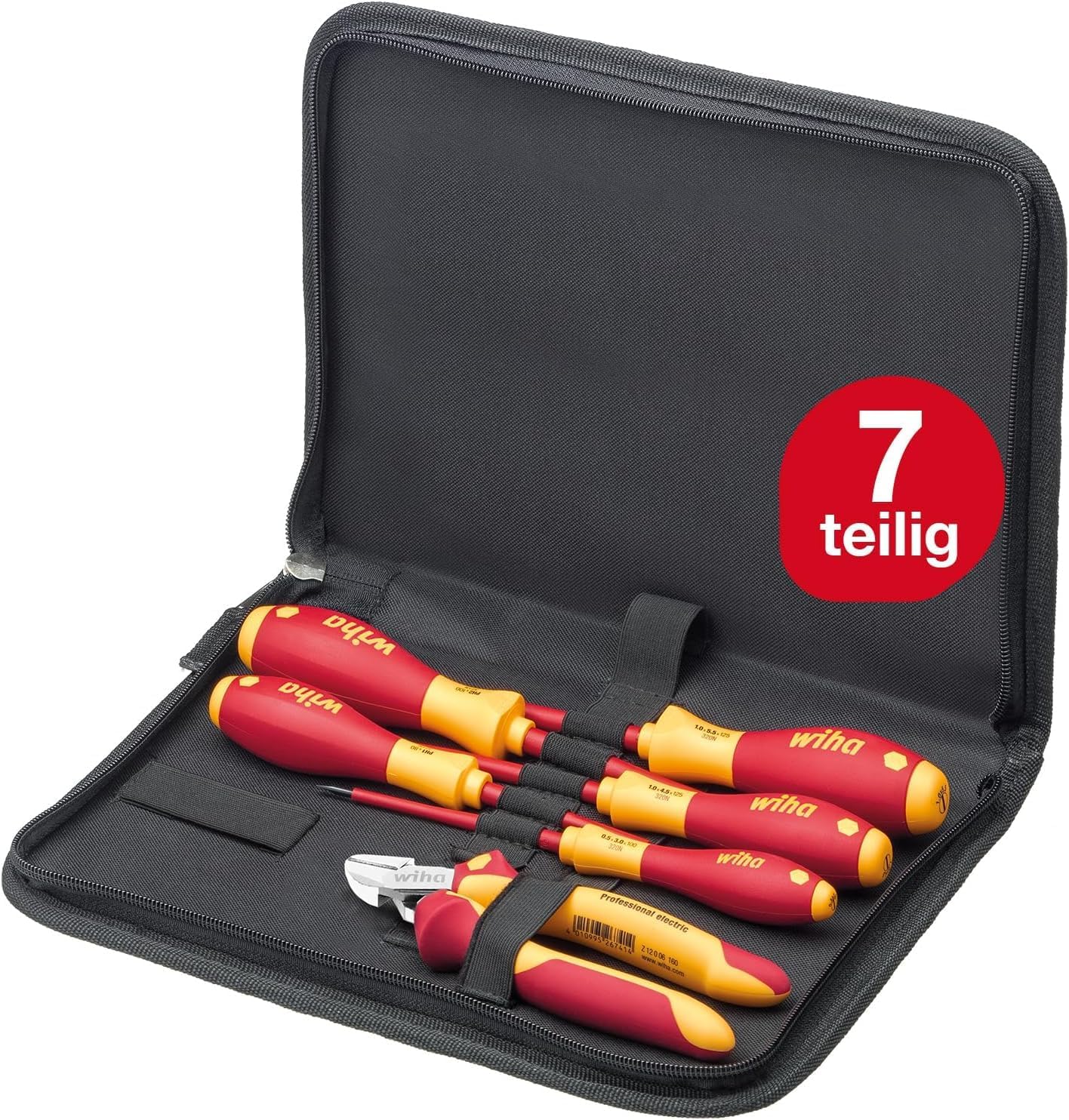 7-teiliges Werkzeug-Set für Elektriker, Set Elektriker, Seitenschneider 6-tlg.