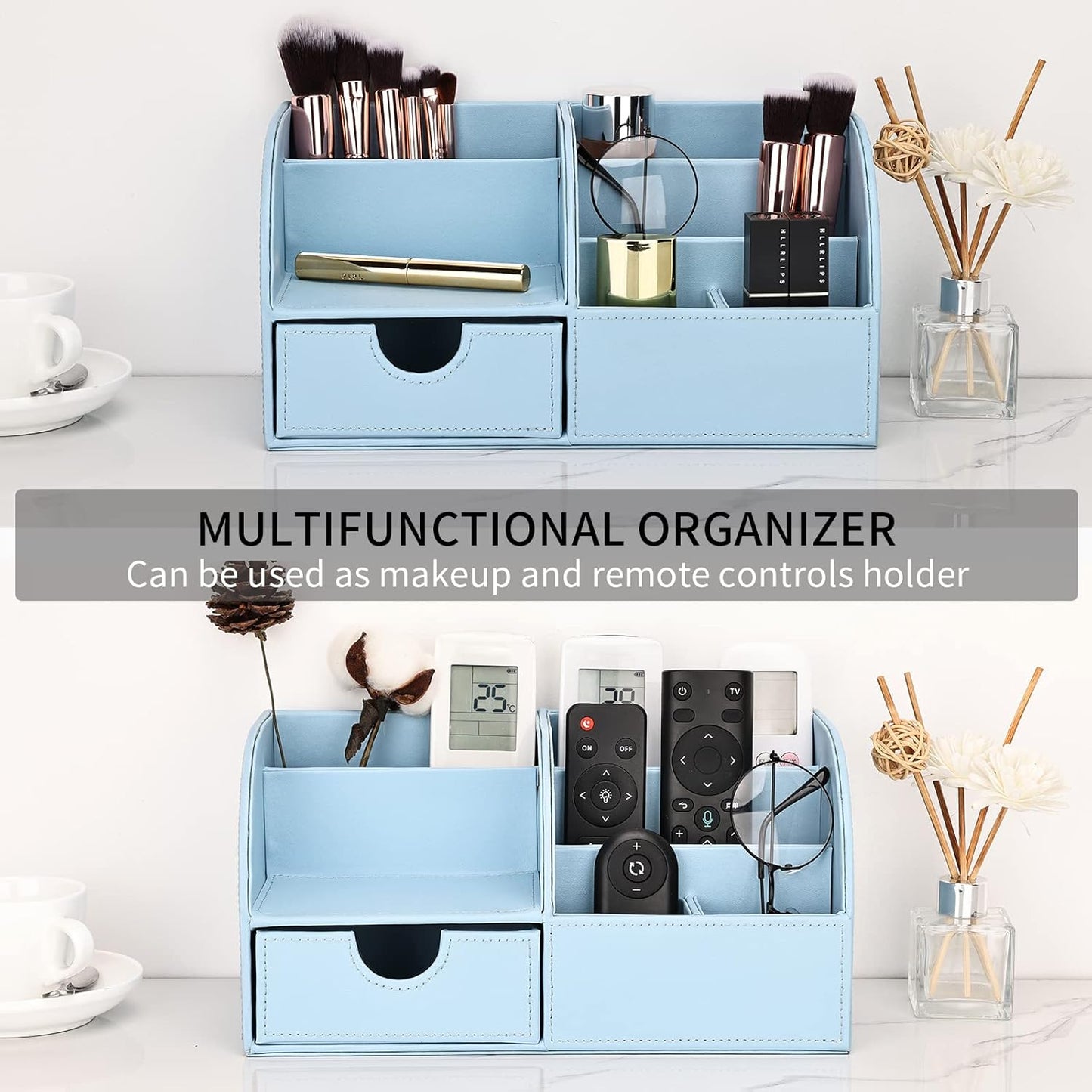 Schreibtisch Organizer, Blau