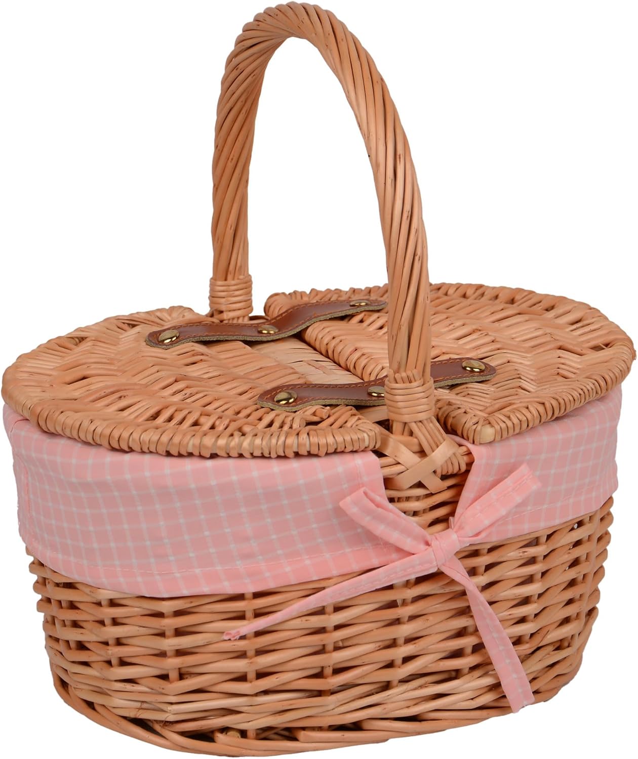 Picknickkorb für Kinder, Oval Pink