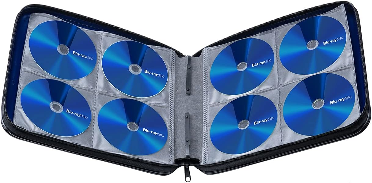 CD/DVD/Blu-ray Aufbewahrungstasche für 160 Discs, 160 Kapazität
