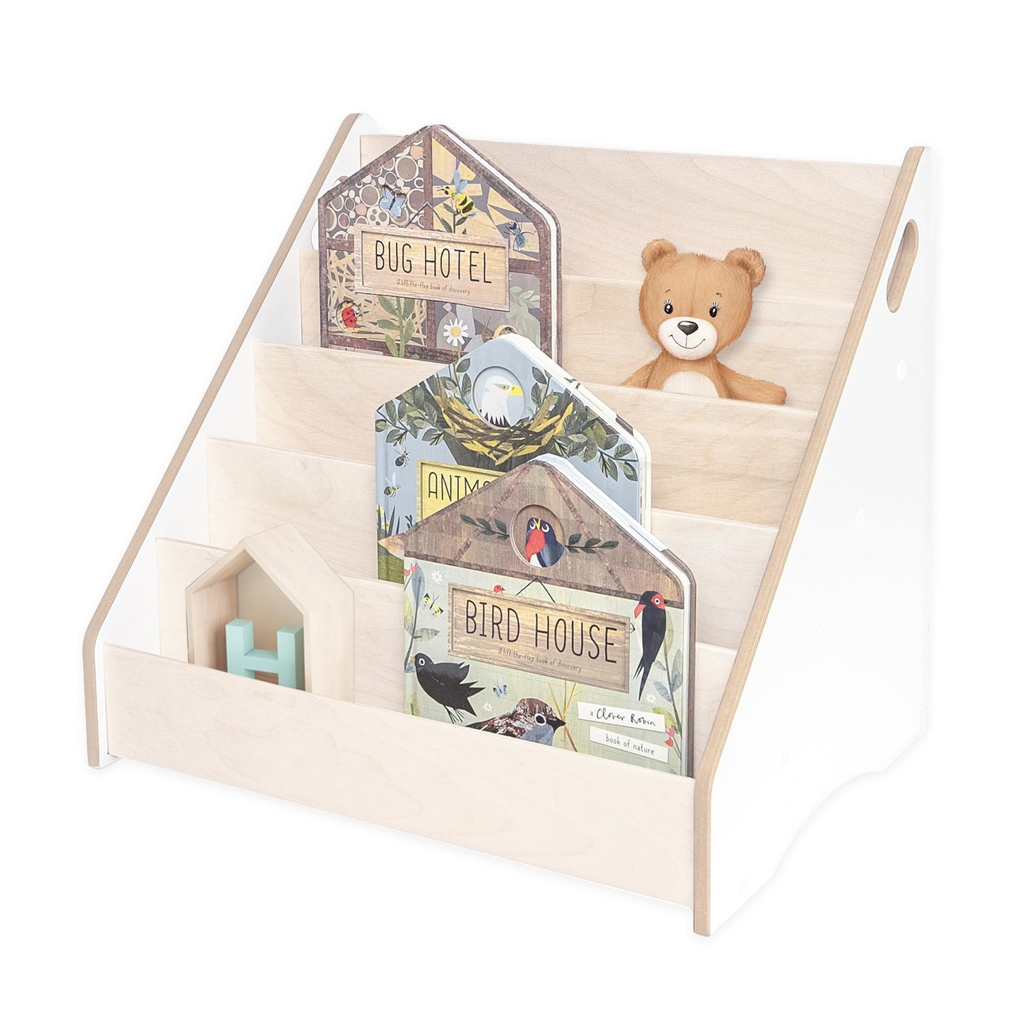 Kinderbücherregal, Weiß