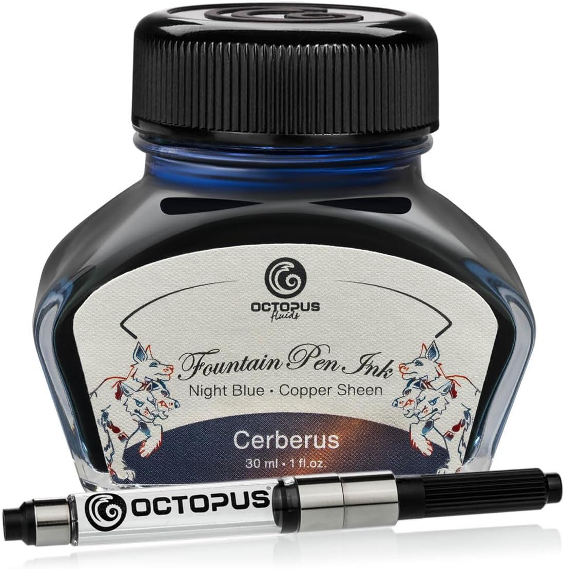 Füllhaltertinte Sheen Ink Kollektion mit Konverter, Cerberus, Cerberus 30 ml
