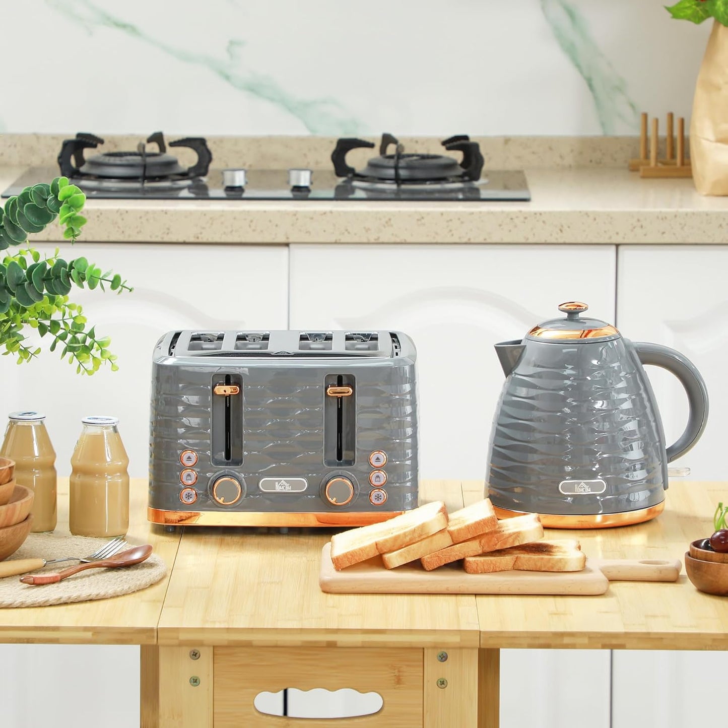 ‎DE800-162V90GY0431 Frühstück-Set