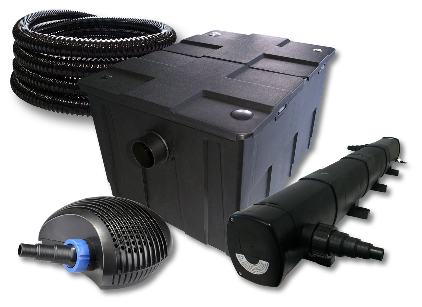 Teichfilter Komplettset für mit Pumpe und UVC-Klärer