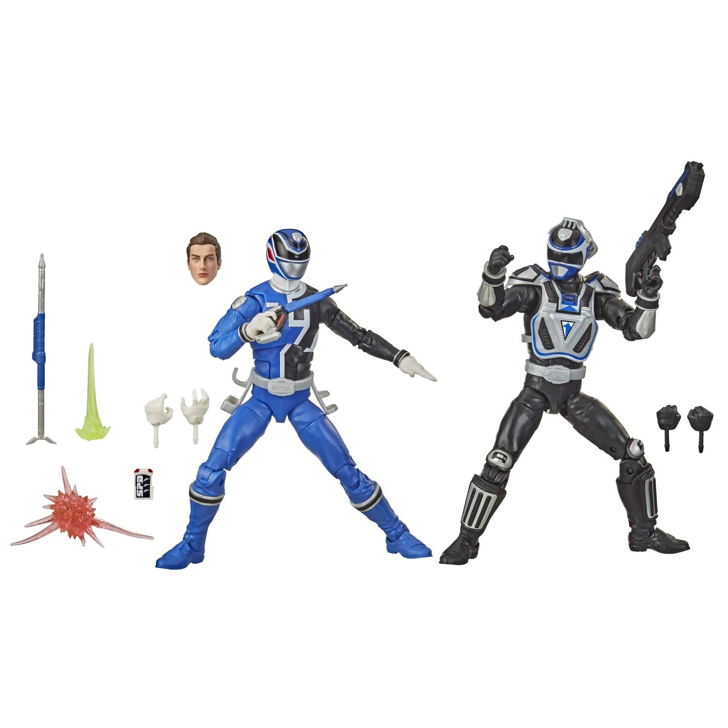 Power Rangers Lightning Collection S.P.D. B-Squad Blauer Ranger Vs A-Squad Blauer Ranger, Spielfigur