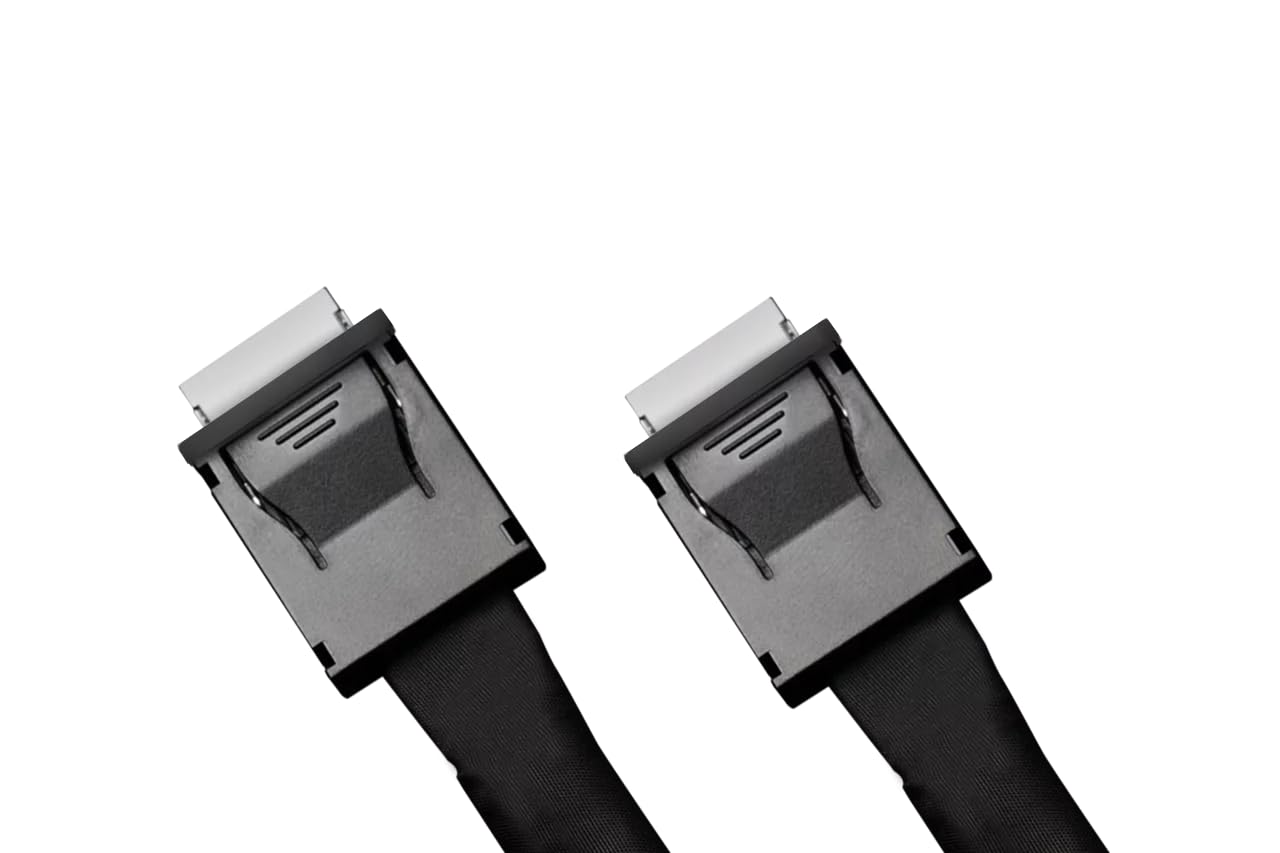 ICY DOCK Kabel SlimSAS 8i SSF-8654 zu 2xOCLink 4i, SFF-8611 Kabel-0,5M, 1x SlimSAS 8i zu 2x OCuLink 4i