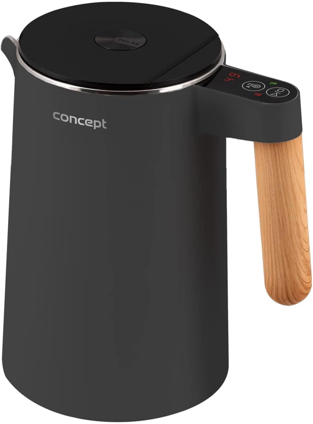 Wasserkessel mit Temperaturregelung RK3302, 1.5 Liter Anthrazit