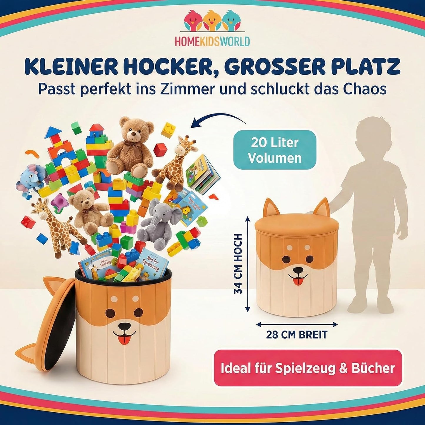 Spielzeugkiste Corgi, Corgi