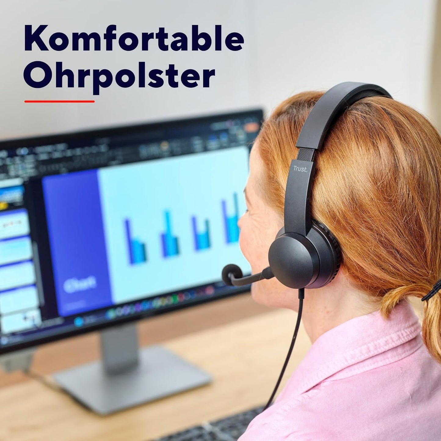 Roha II USB Headset mit Mikrofon, USB