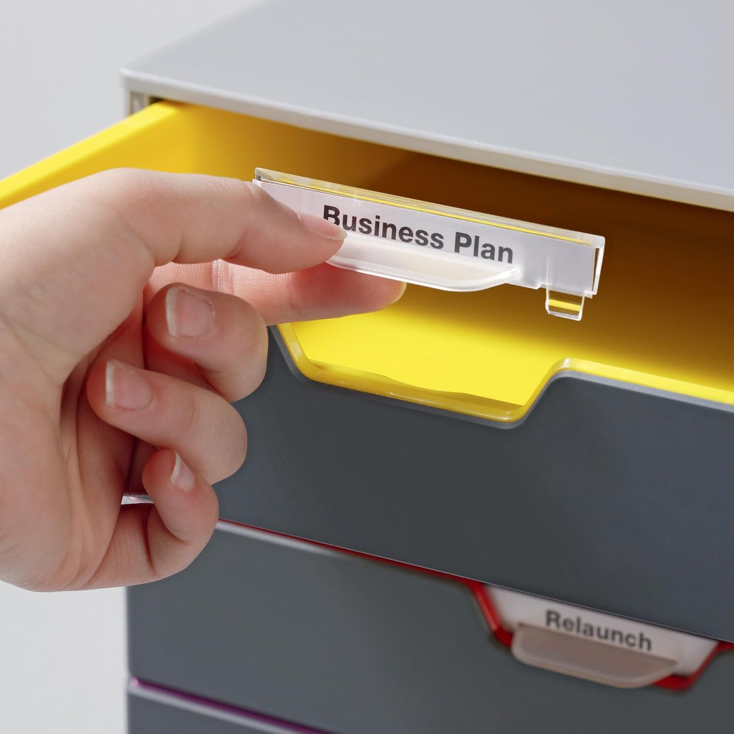 Schubladenbox Varicolor mit 3 Ablagefächern, 3 Fächer