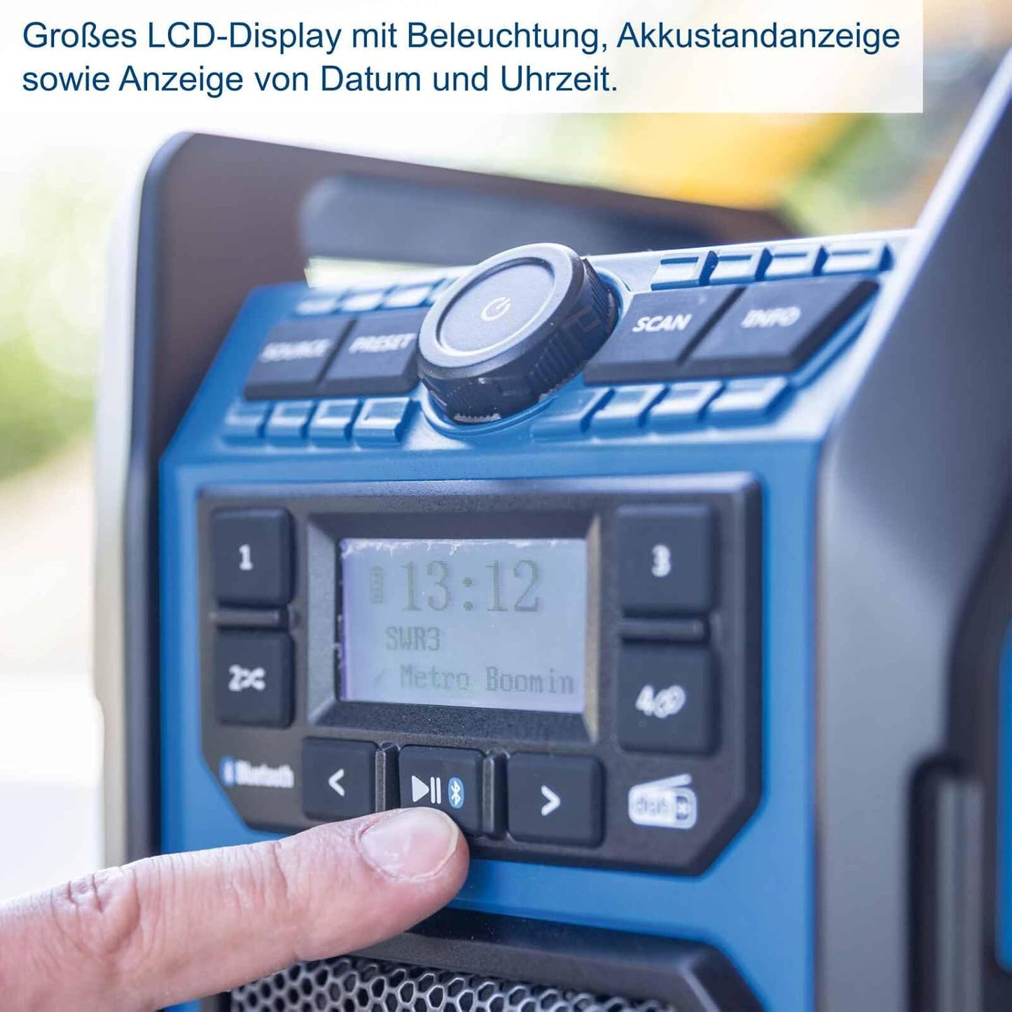 Akku-Baustellenradio C-DAB30-X mit DAB+