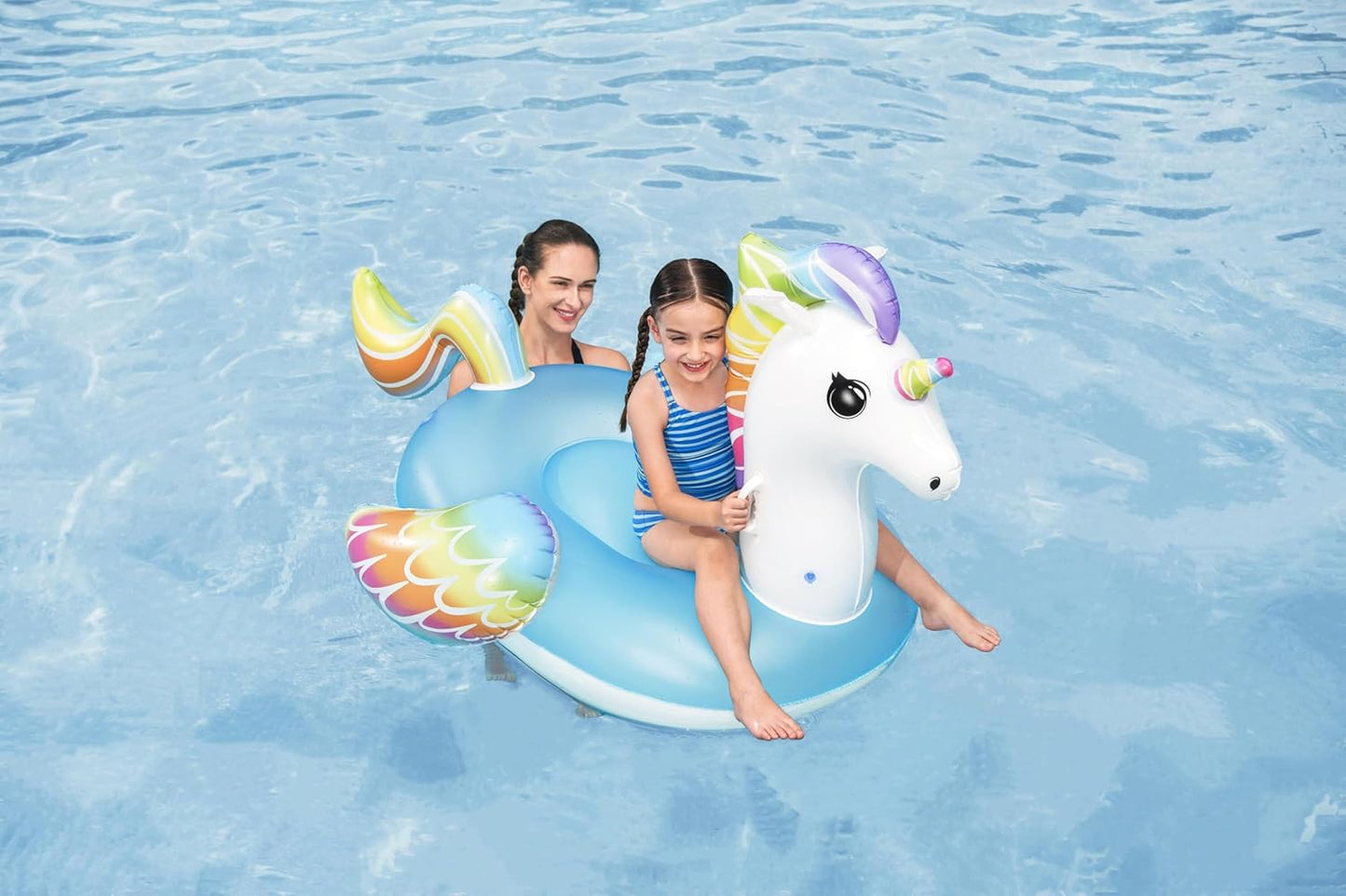 Aufblasbares Fantasy Einhorn Schwimmtier, Mehrfarbig