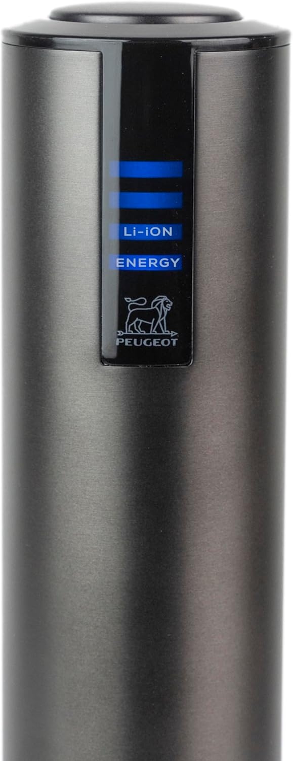 Elis Touch elektrischer Korkenzieher mit Ladestation und Folienschneider, 10.6 in, Carbon.