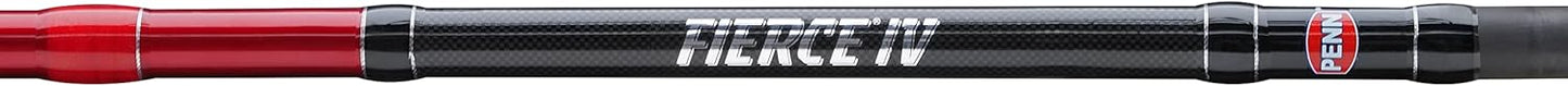 Fierce IV Reiseboot Angel-Kombi für Salzwasserangeln, 210 cm | 30-50lb, Red/black
