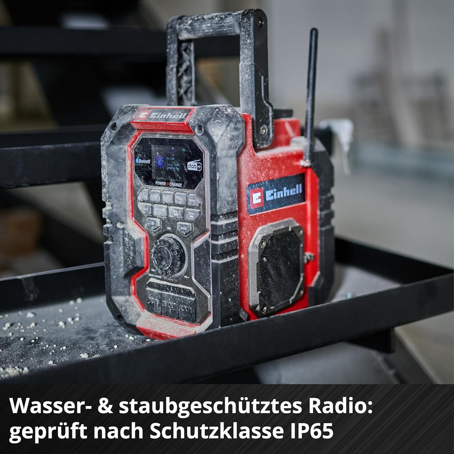 Akku-Baustellenradio TE-CR 18 Li DAB+/BT, Akku-Radio