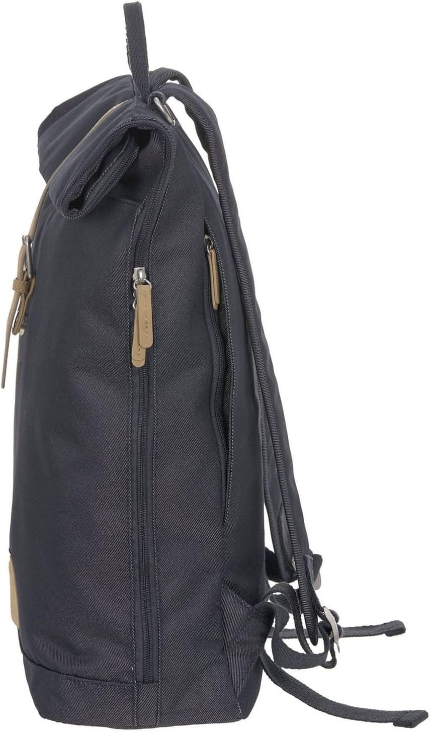 Rolltop Backpack Wickeltasche, Denim Blue
