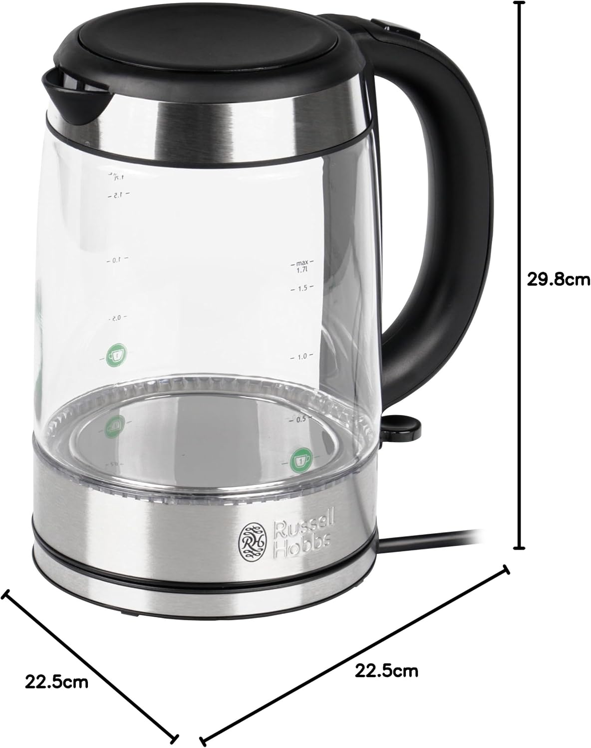 21600-57 Wasserkocher, Glas Wasserkocher Single