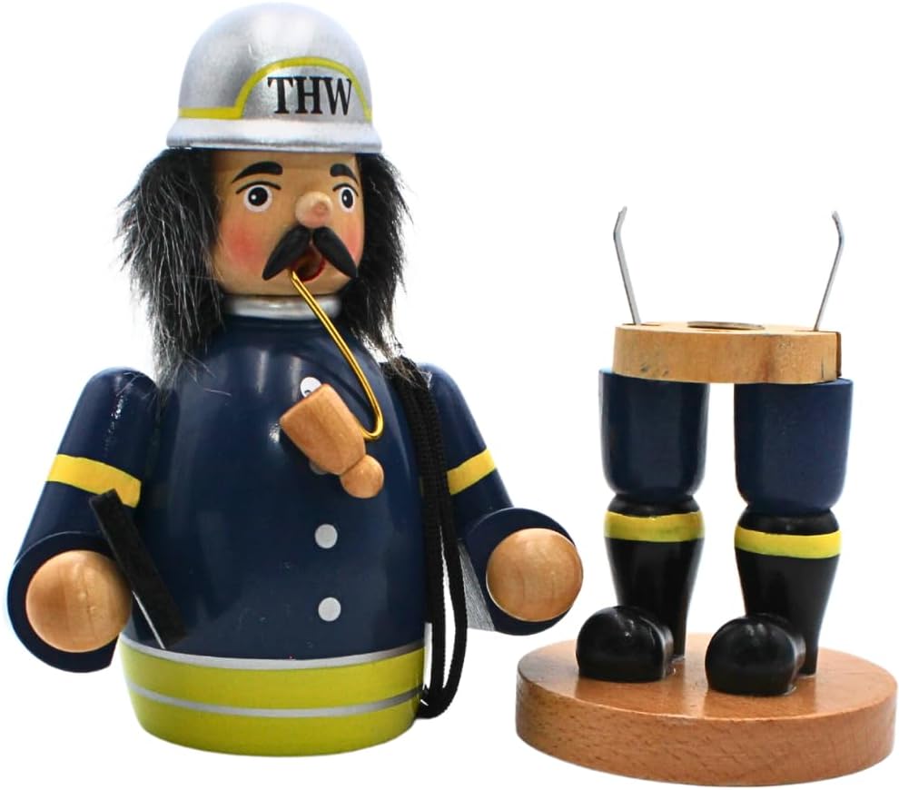 Räuchermann THW Helferfigur, Thw Helfer