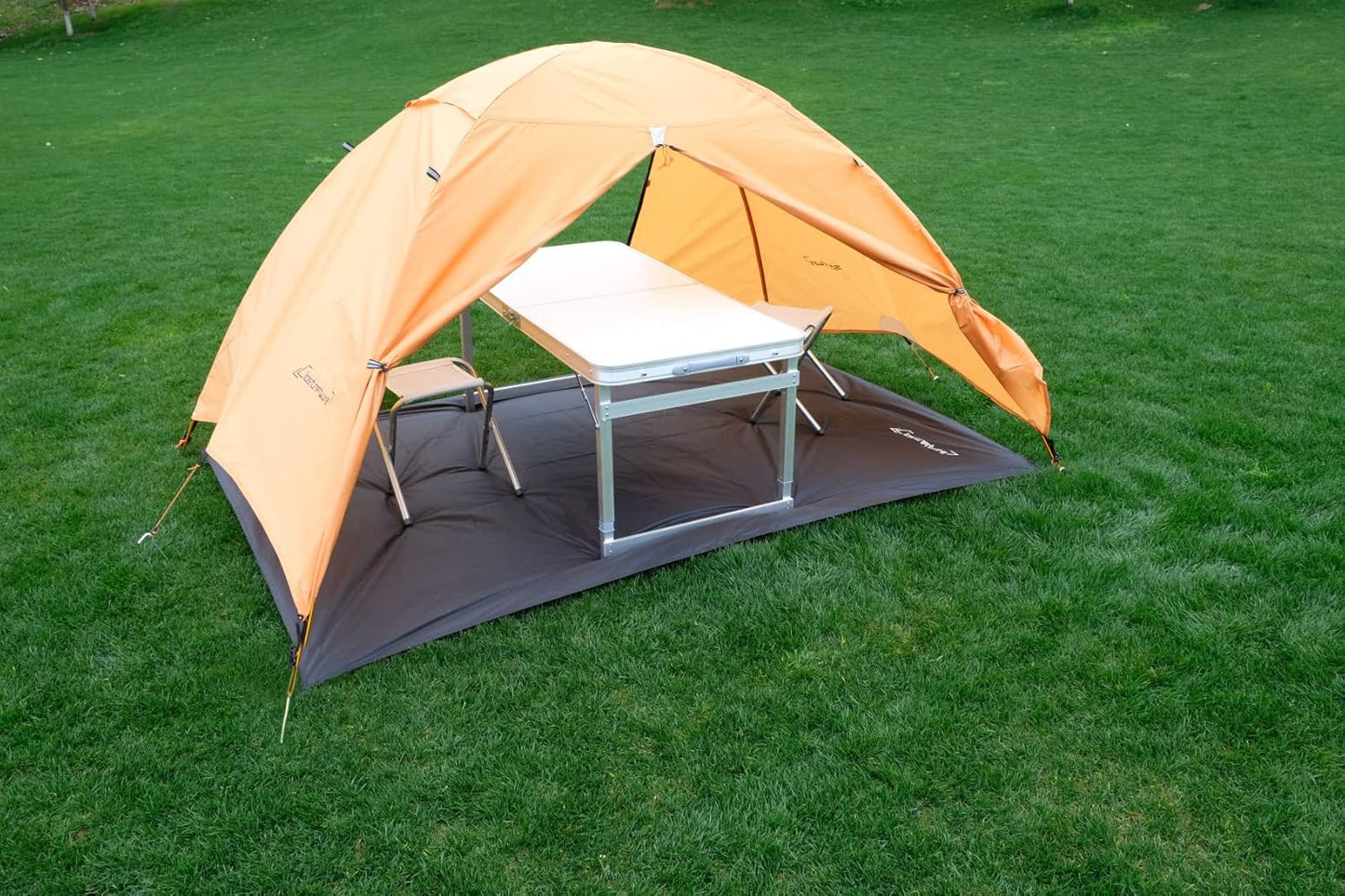 Wasserdichte Zeltunterlage, Schwarz 220 × 130 CM