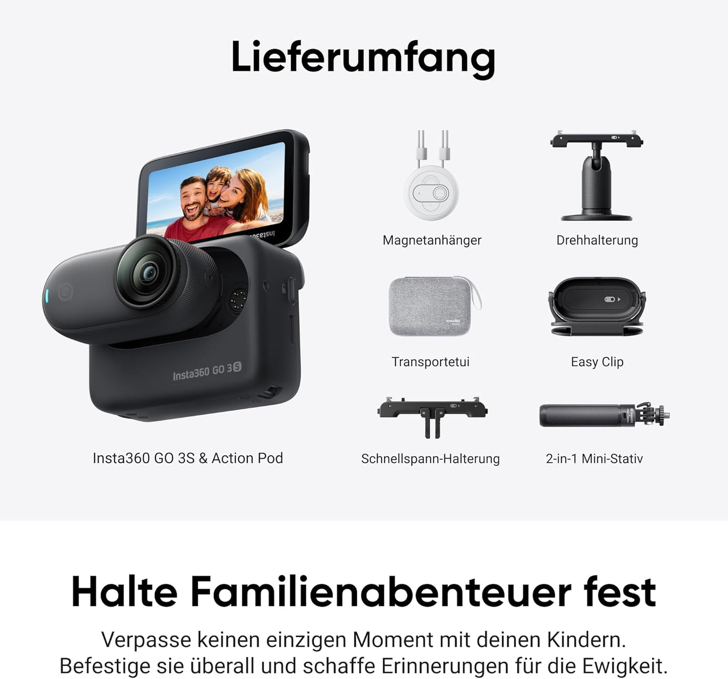 Reise-Bundle GO 3S, Schwarz Reise-Bundle