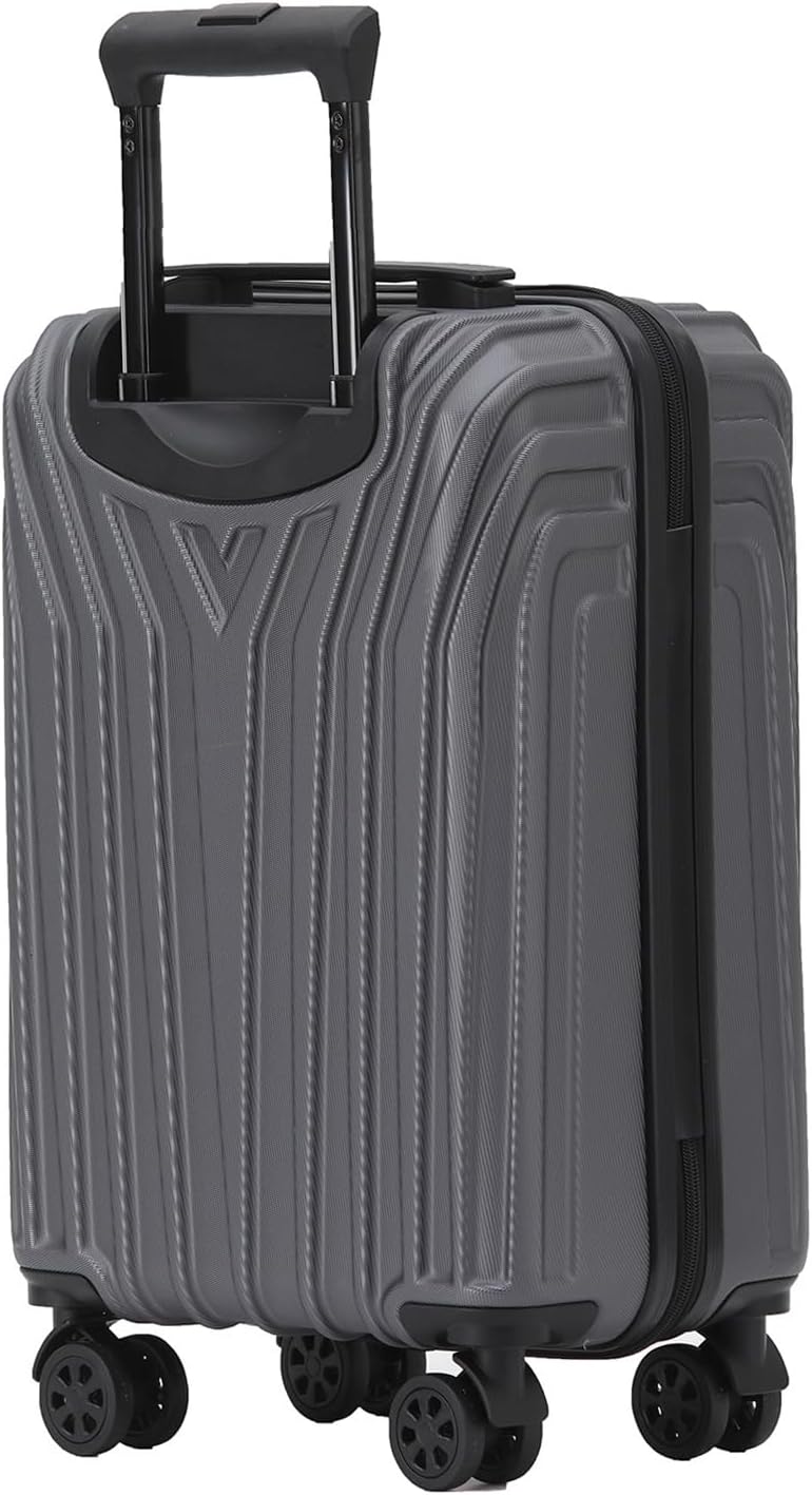 Kofferset Rollkoffer Hartschale mit TSA-Schloss, 55 cm Businessgrey