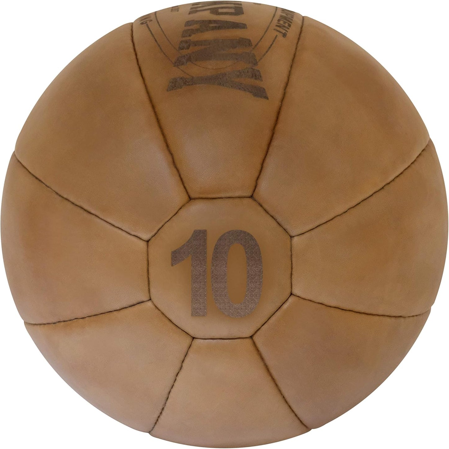 Vintage Medizinball, 10 kg Braun