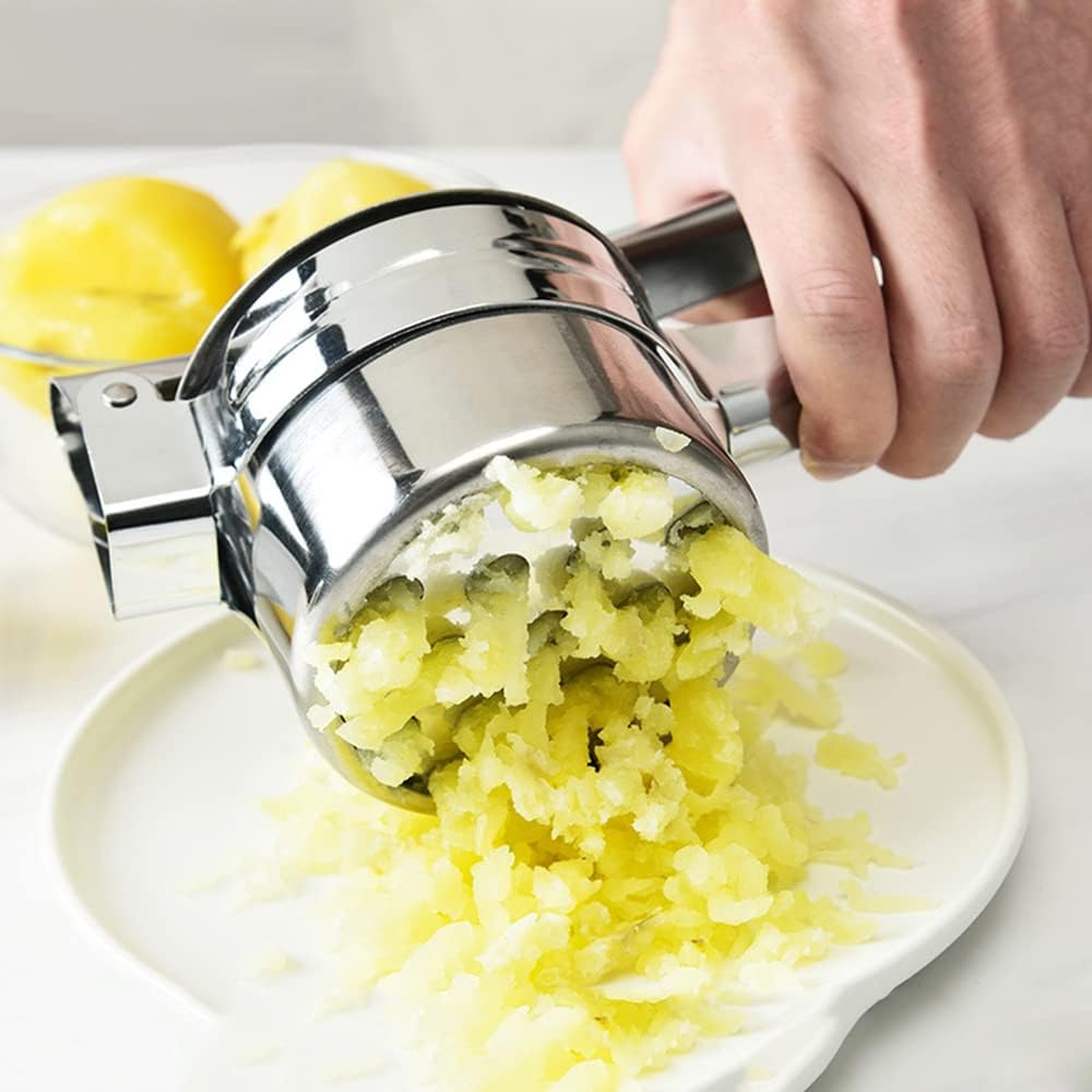 Kartoffelpresse mit 3 austauschbaren Scheiben