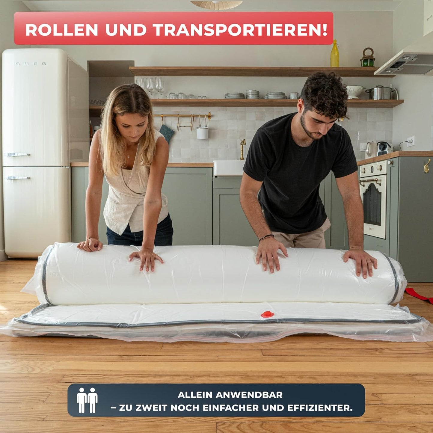 Vakuumbeutel für Matratzen, 90 x 200