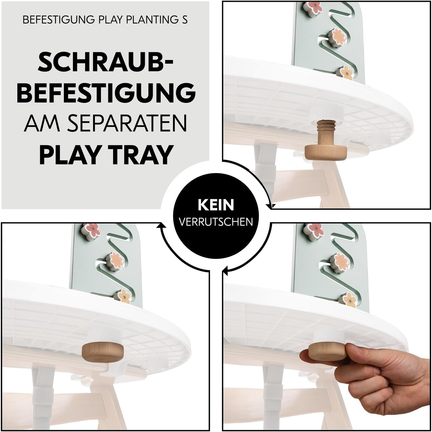 Baby Motorikschleife Play Planting S, Play Planting S, Flowers Einzelner Spielaufsatz