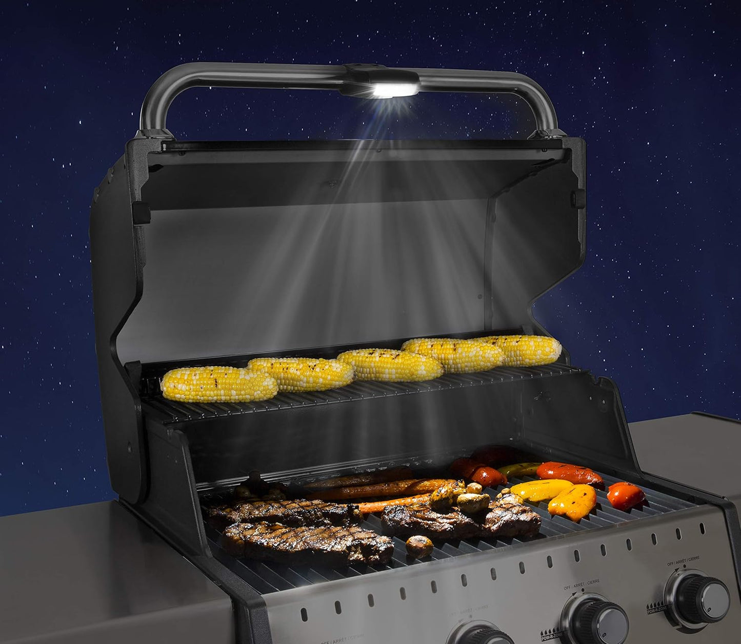 60934 LED-Grilllicht mit Griffbefestigung, Basic