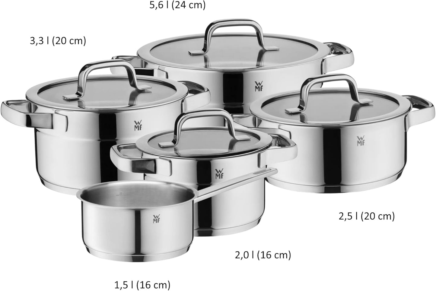 Compact Cuisine Topfset, 5-teilig
