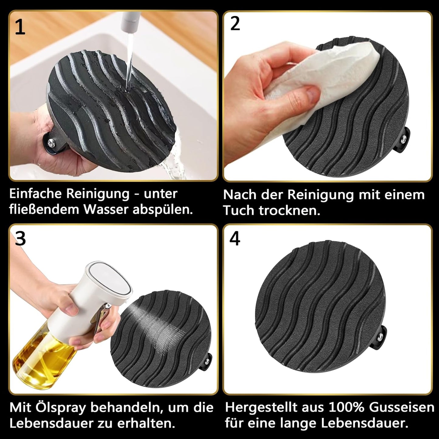 Burgerpresse, Burgerpresse aus Gusseisen