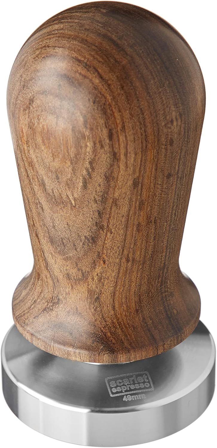 Tamper Perfetto, 49 mm, 49 mm Sandelholz - Braun