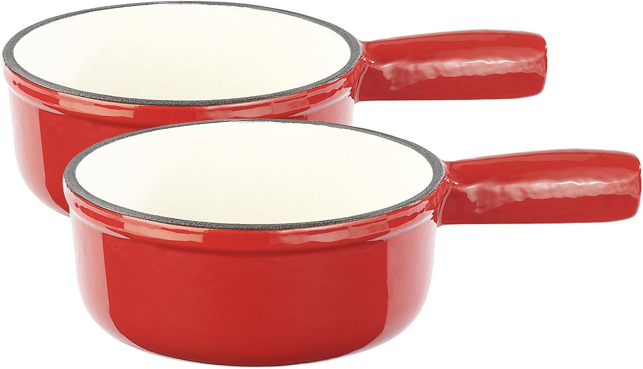 2er-Set Käsefondue-Töpfe (16 cm)