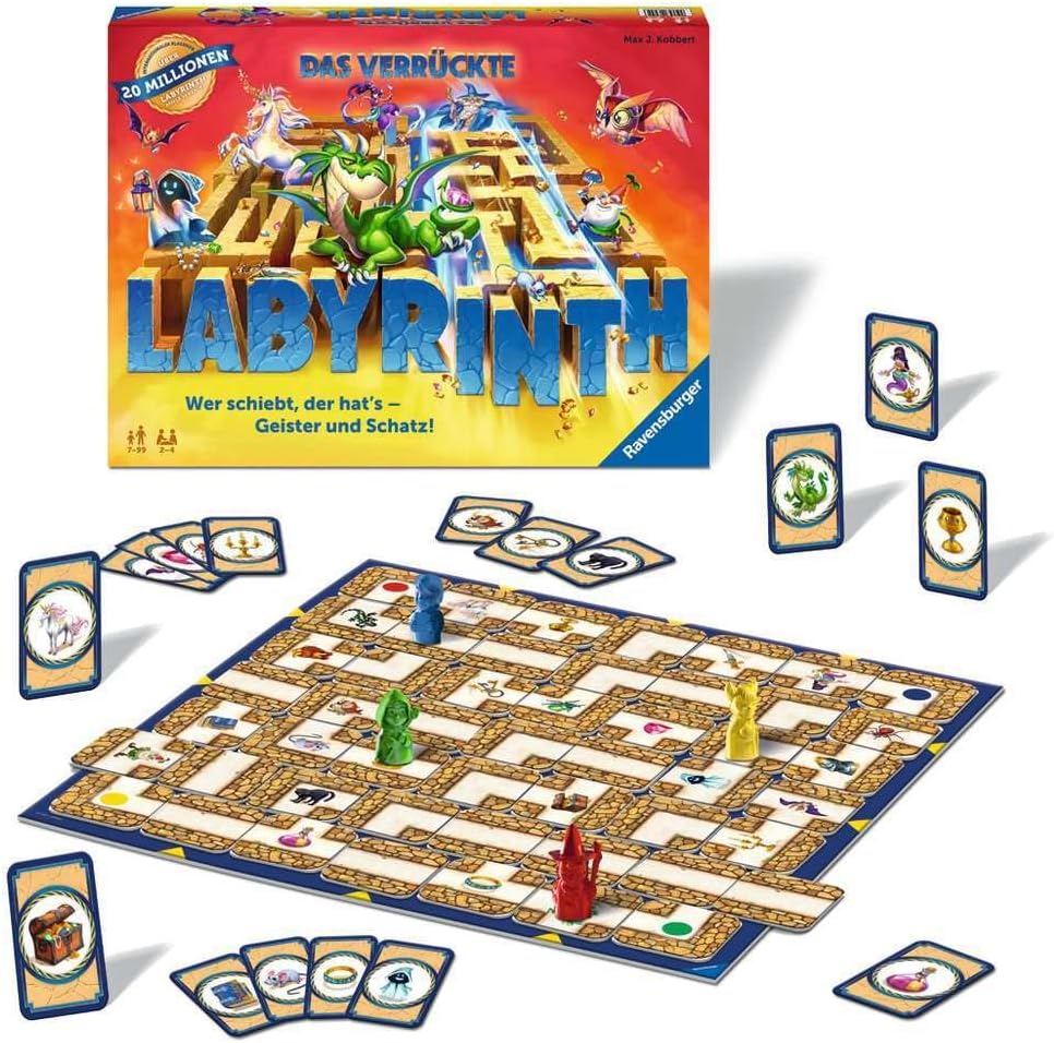 Das verrückte Labyrinth Brettspiel ab 7 Jahren